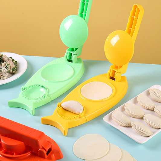 🥳2026 HOT SALE🥳💞50K+ SOLD!🎉🏠 50% OFF 3-in-1 Dumpling Mold! Fun & easy homemade delights. One press creates uniformly plump dumplings. Enjoy cooking together. 🤲❤️