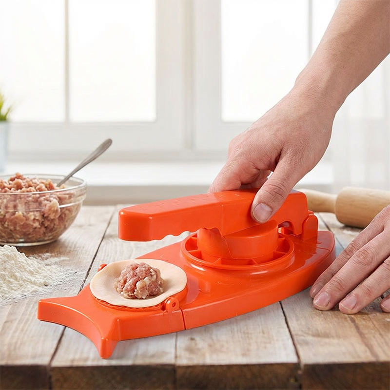 🥳2026 HOT SALE🥳💞50K+ SOLD!🎉🏠 50% OFF 3-in-1 Dumpling Mold! Fun & easy homemade delights. One press creates uniformly plump dumplings. Enjoy cooking together. 🤲❤️
