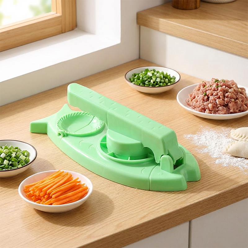 🥳2026 HOT SALE🥳💞50K+ SOLD!🎉🏠 50% OFF 3-in-1 Dumpling Mold! Fun & easy homemade delights. One press creates uniformly plump dumplings. Enjoy cooking together. 🤲❤️