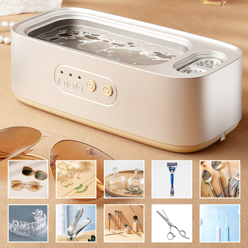 🥳2026 HOT SALE🥳💞50K+ SOLD!💥✨🦷 50% OFF! 48Khz Ultrasonic Cleaner – 2 chambers, 2X efficiency! Clean jewelry, glasses & more simultaneously with deep, gentle ultrasound. 🔬💎