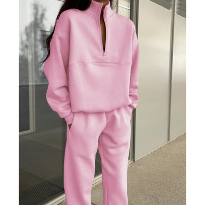 🥳2026 HOT SALE🥳💞50K+ SOLD!💥🌟👵 50% OFF! Half-Zip Tracksuit Set – Effortless comfort & style. One easy zip for all-day warmth, perfect for relaxing or light activities. 🤗🧥