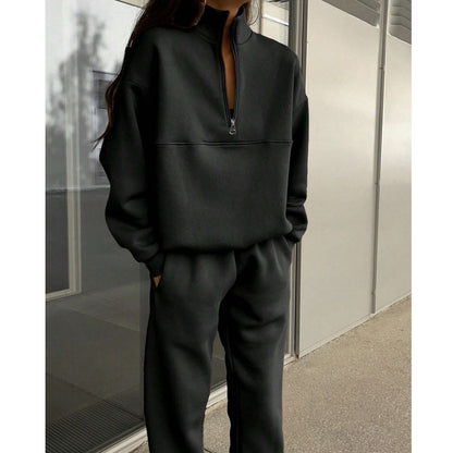 🥳2026 HOT SALE🥳💞50K+ SOLD!💥🌟👵 50% OFF! Half-Zip Tracksuit Set – Effortless comfort & style. One easy zip for all-day warmth, perfect for relaxing or light activities. 🤗🧥