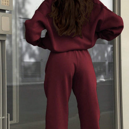 🥳2026 HOT SALE🥳💞50K+ SOLD!💥🌟👵 50% OFF! Half-Zip Tracksuit Set – Effortless comfort & style. One easy zip for all-day warmth, perfect for relaxing or light activities. 🤗🧥