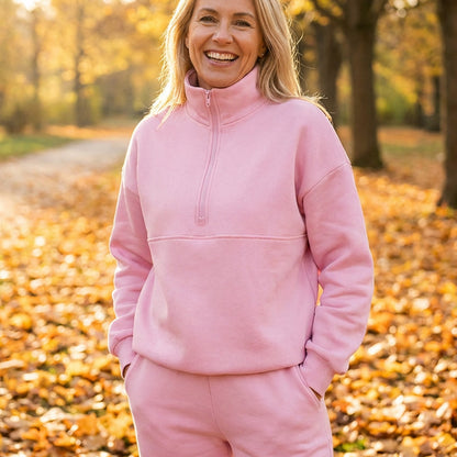 🥳2026 HOT SALE🥳💞50K+ SOLD!💥🌟👵 50% OFF! Half-Zip Tracksuit Set – Effortless comfort & style. One easy zip for all-day warmth, perfect for relaxing or light activities. 🤗🧥