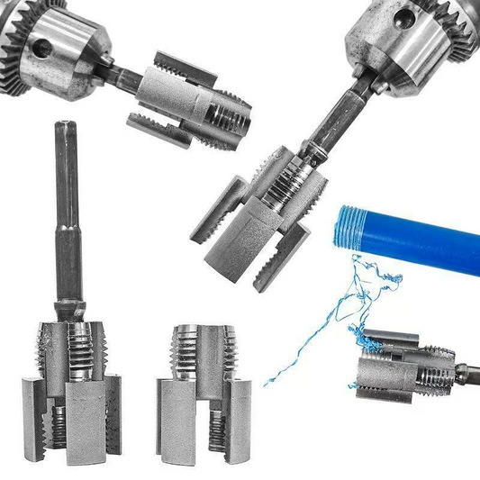 🥳2026 HOT SALE🥳💞50K+ SOLD!👴🔧 50% OFF! Internal & External Pipe Threader – Cleans & rethreads damaged pipes fast. Heat-treated carbon steel, durable. 1/2" & 3/4" sizes. Fix leaks yourself, save on plumber bills. 💧💷