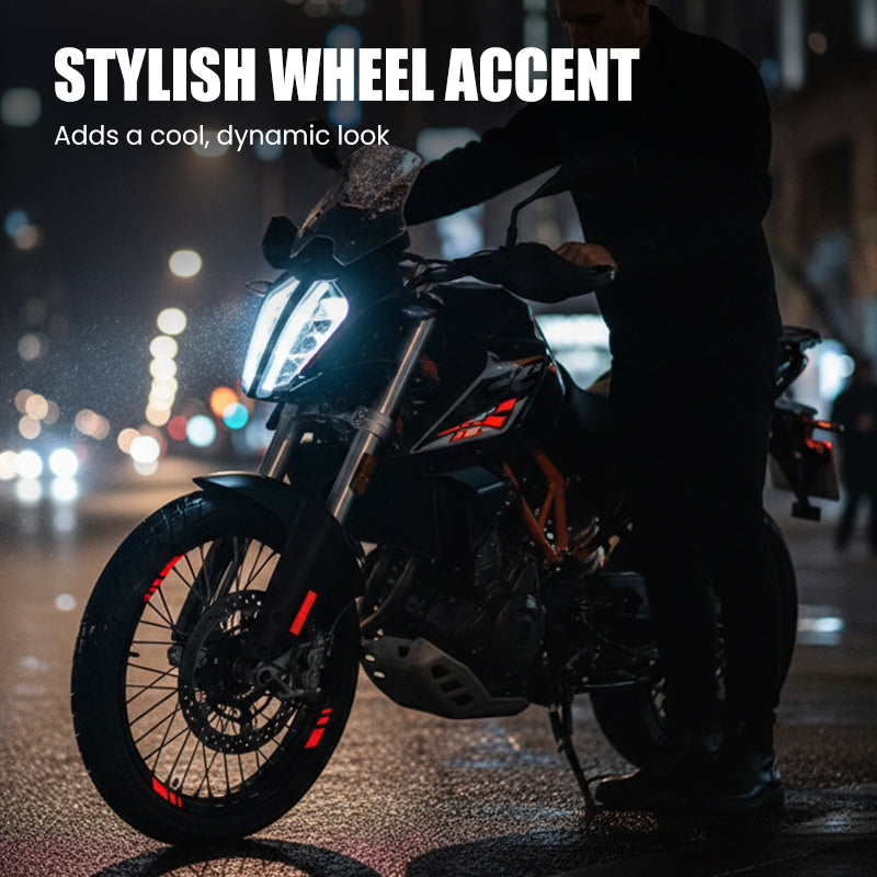 Motorcycle Reflective Wheel Rim Stickers