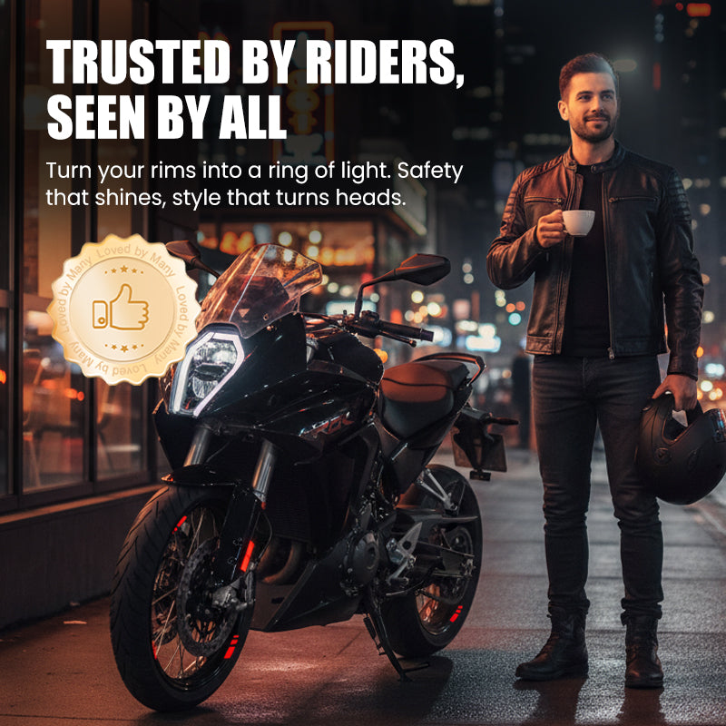 Motorcycle Reflective Wheel Rim Stickers