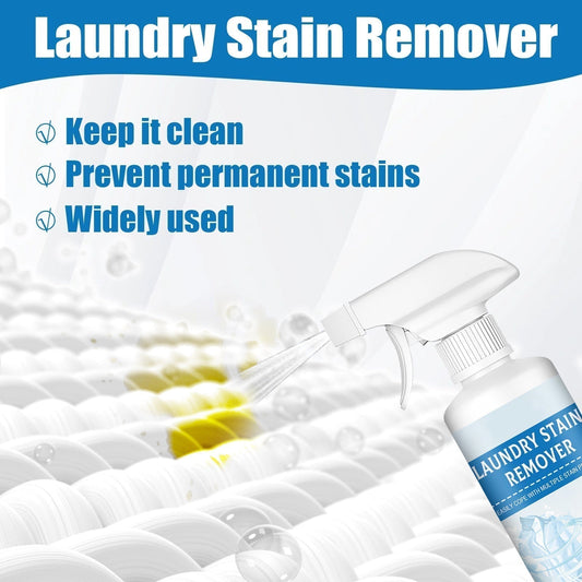 🥳2026 HOT SALE🥳💞50K+ SOLD!🧺🍷50% OFF! Laundry Spot & Stain Remover – Save your favourite clothes from stains! No rubbing, just spray & go. Works on tea, grass, gravy & more. A true laundry hero. 💷👕