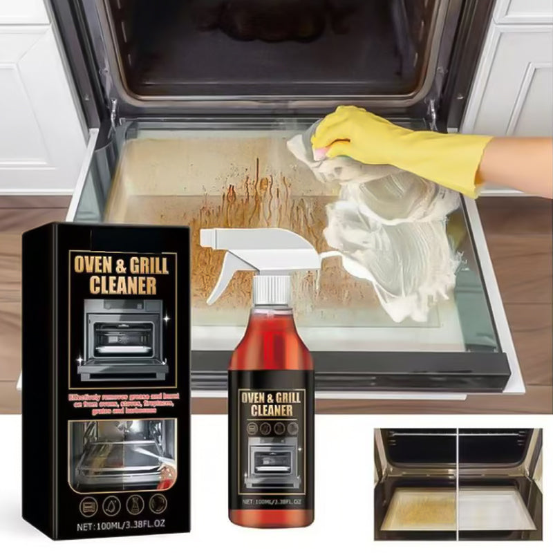 🥳2026 HOT SALE🥳💞50K+ SOLD!🏆👵 Final 3 Hrs! BUY more GET more FREE! ⚡ Heavy-Duty Oven Cleaner Spray – Cuts through baked-on grease fast! Powerful yet safe formula for a sparkling grill & oven🔥🧼