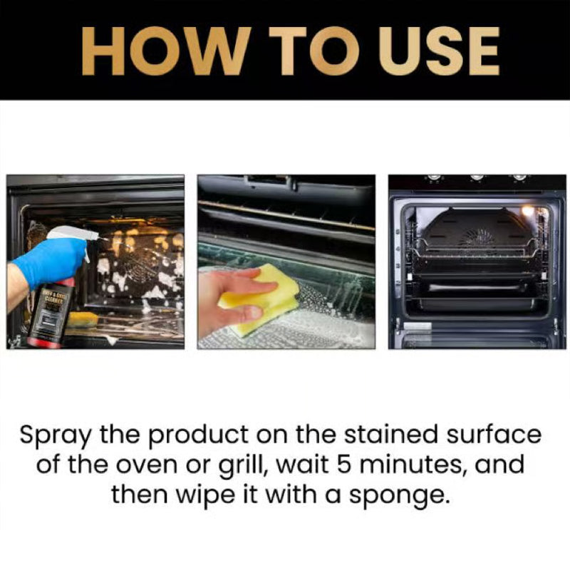 🥳2026 HOT SALE🥳💞50K+ SOLD!🏆👵 Final 3 Hrs! BUY more GET more FREE! ⚡ Heavy-Duty Oven Cleaner Spray – Cuts through baked-on grease fast! Powerful yet safe formula for a sparkling grill & oven🔥🧼