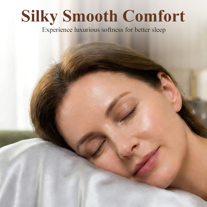 Plain satin flat sheet🛏️As soon as it touches the skin, it provides an exceptionally soothing feeling, making it ideal for sleep.😴