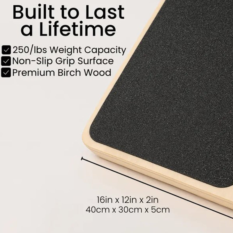 🥳2026 HOT SALE🥳💞50K+ SOLD! 🦵🪵 50% OFF! Adjustable Wooden Slant Board – 5-level tilt, non-slip surface, foldable & portable. Stretch calves safely at home, office or gym! 🛡️💪