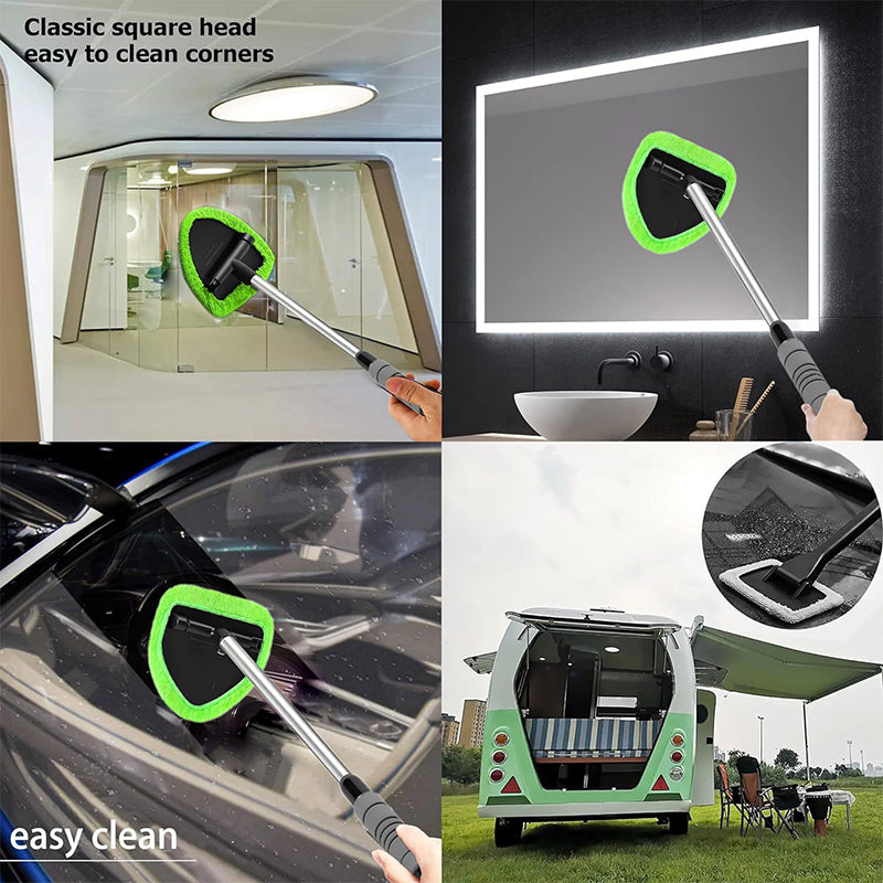 🥳2026 HOT SALE🥳💞50K+ SOLD! 🚗🧽 50% OFF! Extendable Windshield Cleaning Tool – 180° rotating head, non-slip grip, washable pads. Reach every corner, streak-free clean with less effort! 🛡️💪