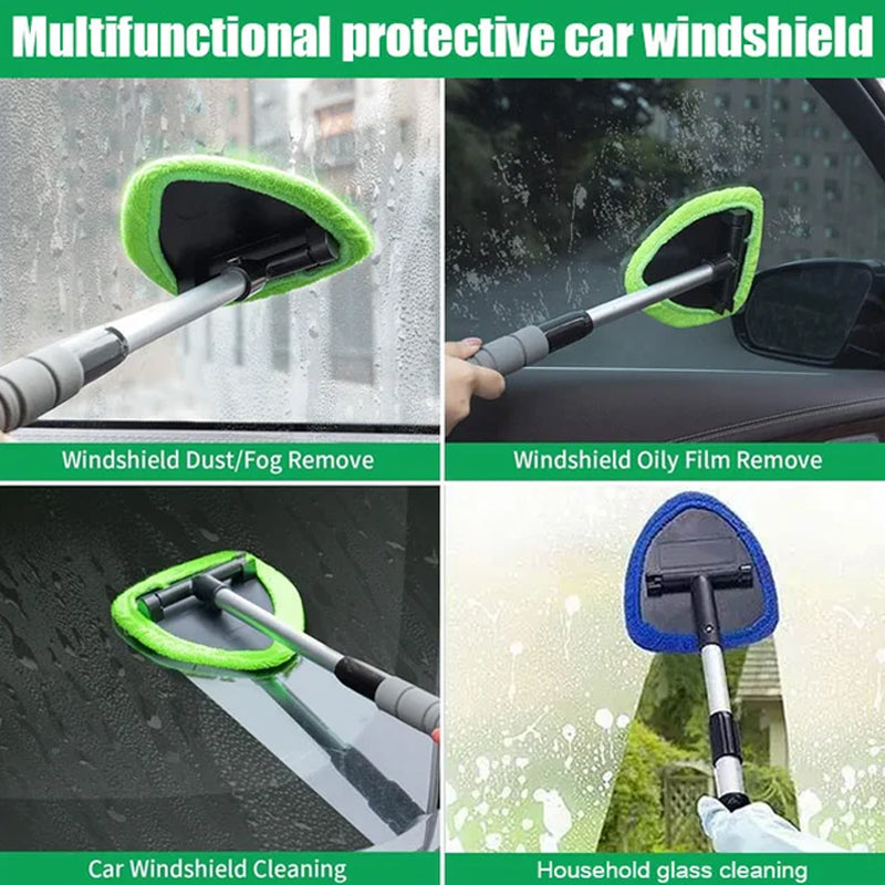 🥳2026 HOT SALE🥳💞50K+ SOLD! 🚗🧽 50% OFF! Extendable Windshield Cleaning Tool – 180° rotating head, non-slip grip, washable pads. Reach every corner, streak-free clean with less effort! 🛡️💪