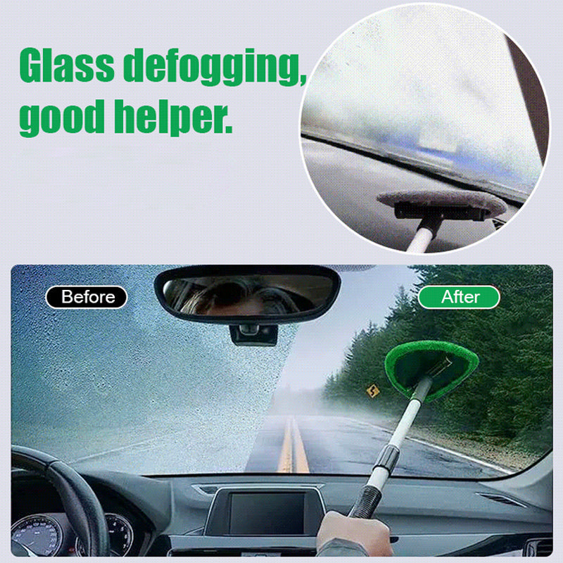 🥳2026 HOT SALE🥳💞50K+ SOLD! 🚗🧽 50% OFF! Extendable Windshield Cleaning Tool – 180° rotating head, non-slip grip, washable pads. Reach every corner, streak-free clean with less effort! 🛡️💪