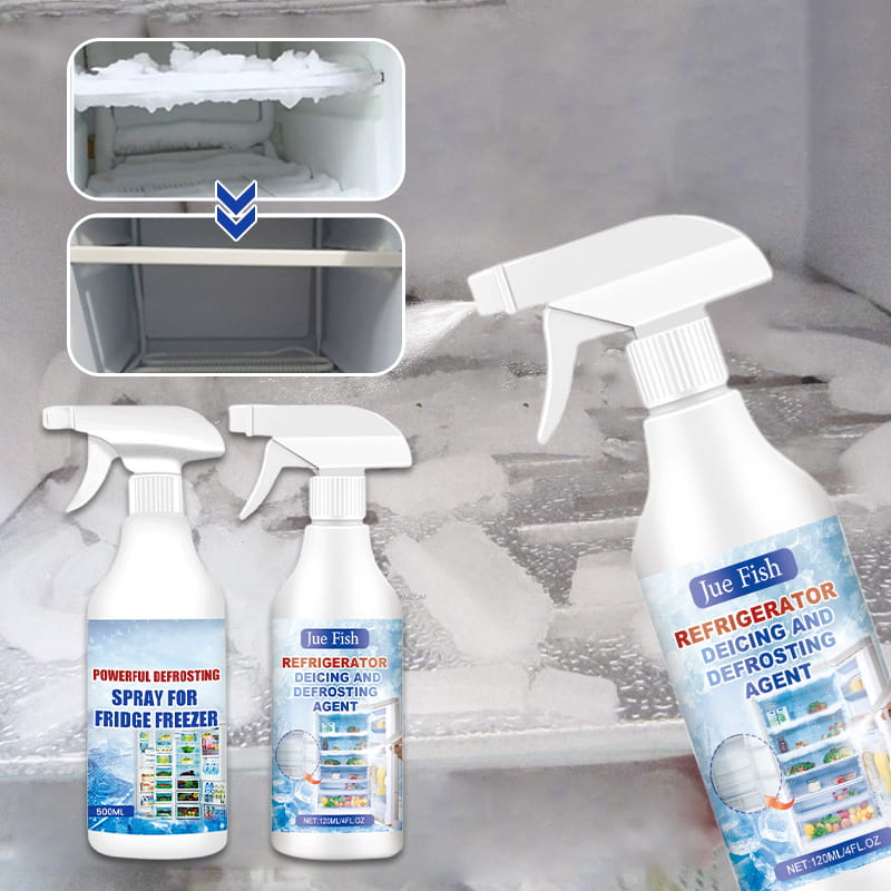 🥳2026 HOT SALE🥳💞50K+ SOLD!🧊⚡ 50% OFF! Powerful Defrosting Spray with Ice-Penetrating Complex™ – Melts frost in 60 seconds, no scraping, no residue. Safe for all freezers. Just spray & wipe! ❄️✨