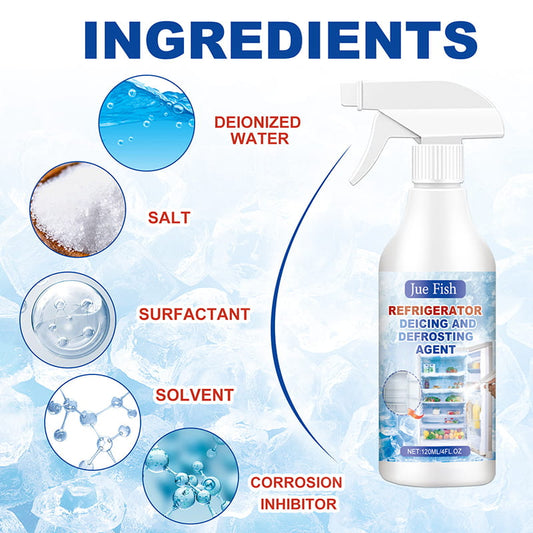 🥳2026 HOT SALE🥳💞50K+ SOLD!🧊⚡ 50% OFF! Powerful Defrosting Spray with Ice-Penetrating Complex™ – Melts frost in 60 seconds, no scraping, no residue. Safe for all freezers. Just spray & wipe! ❄️✨