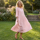 🥳2026 HOT SALE🥳💞50K+ SOLD!🌿🌸 50% OFF! Embroidered Midi Dress – Loose, comfy & elegantly detailed. Perfect for garden parties or seaside strolls. Your new favourite. 👗✨