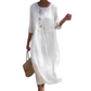 🥳2026 HOT SALE🥳💞50K+ SOLD!🌿🌸 50% OFF! Embroidered Midi Dress – Loose, comfy & elegantly detailed. Perfect for garden parties or seaside strolls. Your new favourite. 👗✨