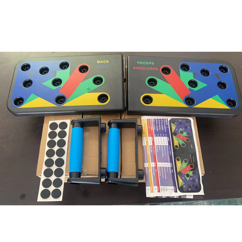 🥳2026 HOT SALE🥳💞50K+ SOLD!💥👴🏠 50% OFF! 9-in-1 Push-Up Training Board – Wake up your upper body! Compact, portable & effective. Use it anywhere – living room, garden or garage. Reclaim your strength today. 💪🌿
