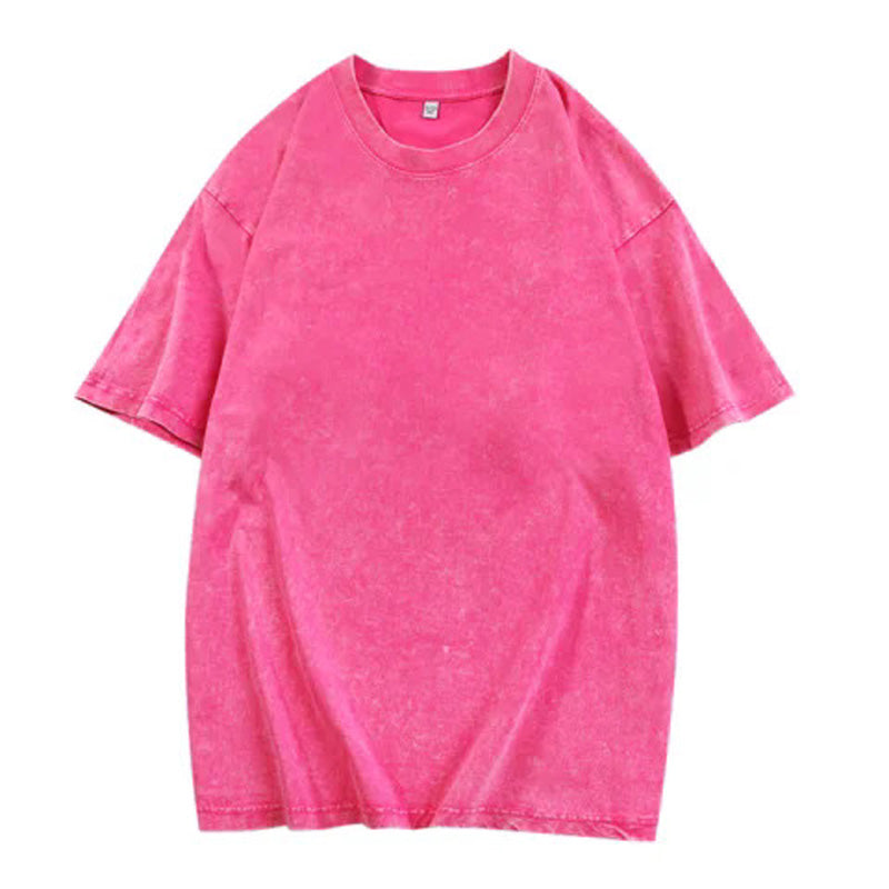 🥳2026 HOT SALE🥳💞50K+ SOLD!👖👴 50% OFF! Solid Color Vintage Tee – Your summer staple! Soft, breathable & easy to wear. Pairs perfectly with jeans or shorts. Classic style that never goes out of fashion. ☀️👕