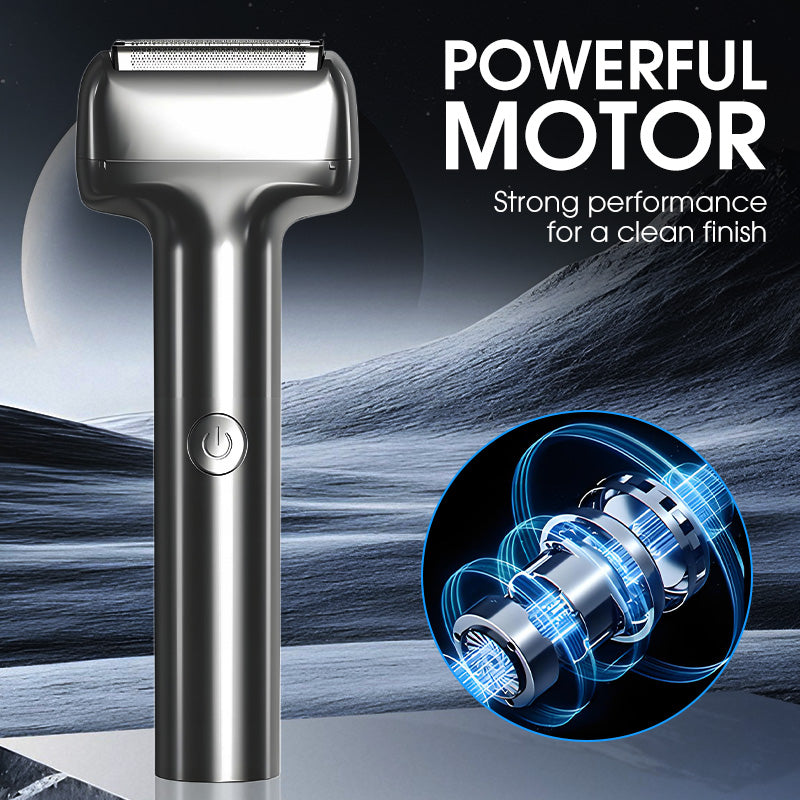 🥳2026 HOT SALE🥳💞50K+ SOLD! 🧔⚡ 50% OFF! Rechargeable Foil Electric Shaver – 11° tilt head, quiet motor & IPX6 washable. Smooth, cordless grooming anywhere! 🛡️✅