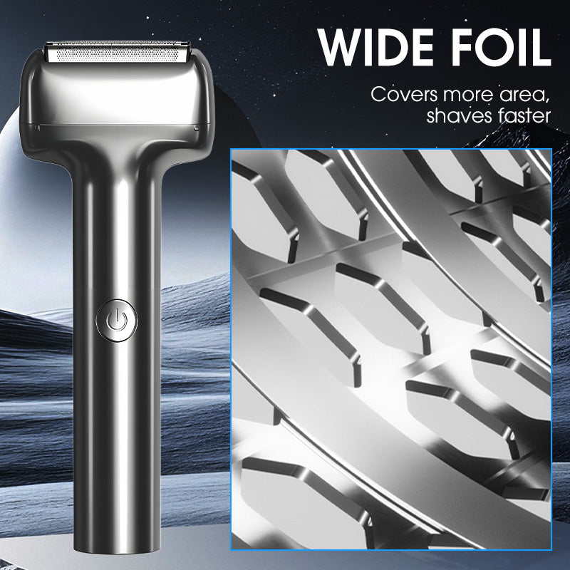 🥳2026 HOT SALE🥳💞50K+ SOLD! 🧔⚡ 50% OFF! Rechargeable Foil Electric Shaver – 11° tilt head, quiet motor & IPX6 washable. Smooth, cordless grooming anywhere! 🛡️✅
