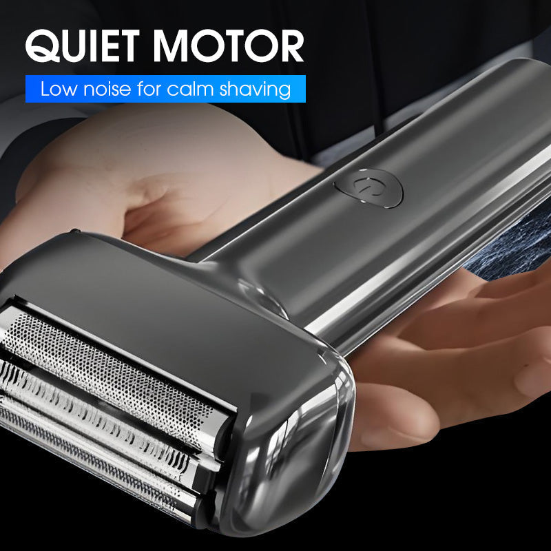 🥳2026 HOT SALE🥳💞50K+ SOLD! 🧔⚡ 50% OFF! Rechargeable Foil Electric Shaver – 11° tilt head, quiet motor & IPX6 washable. Smooth, cordless grooming anywhere! 🛡️✅