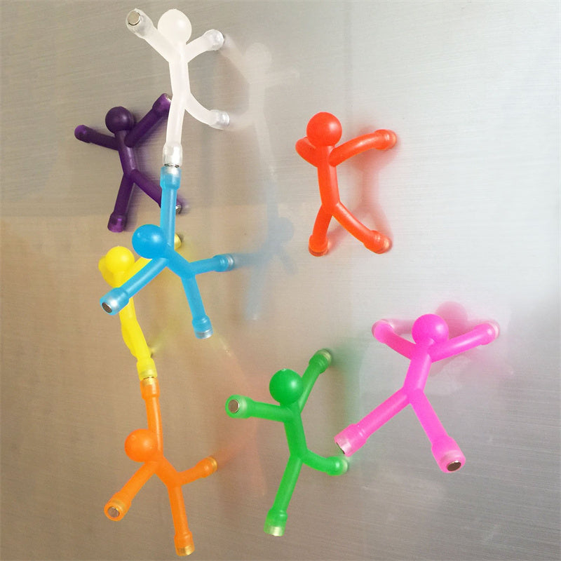🥳2026 HOT SALE🥳💞50K+ SOLD!🧲🦸 50% OFF! Multipurpose Humanoid Fridge Magnets – Strong magnetic hands/feet, posable limbs. Hold notes & photos, relieve stress. 5-15pcs set. Add fun to any fridge! 🎨✨