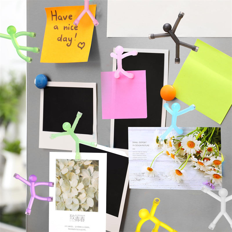 🥳2026 HOT SALE🥳💞50K+ SOLD!🧲🦸 50% OFF! Multipurpose Humanoid Fridge Magnets – Strong magnetic hands/feet, posable limbs. Hold notes & photos, relieve stress. 5-15pcs set. Add fun to any fridge! 🎨✨