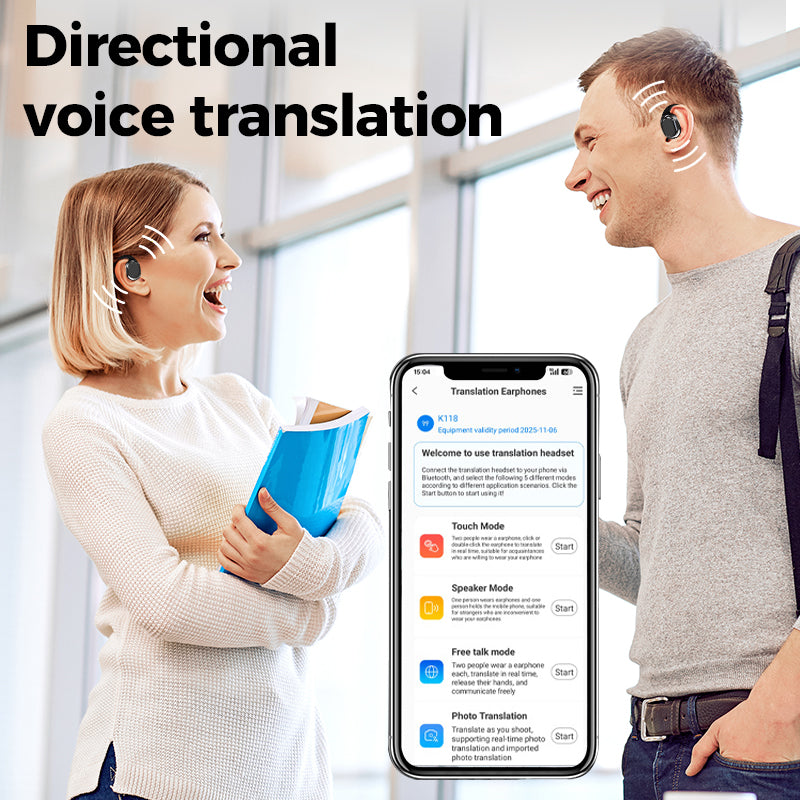 AI Smart Noise-Cancelling Translation Headphones