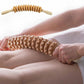 12 Rollers Curved Wooden Massage Stick
