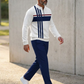 🥳2026 HOT SALE🥳💞50K+ SOLD!🌧️⏰ 50% OFF! Men's Casual 2-Piece Set – Your go-to for casual days! Soft fleece lining, easy pull-on pants. Street style meets everyday comfort. Perfect for unpredictable British weather. 👖👕