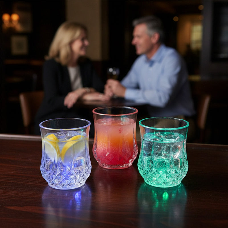 🥳2026 HOT SALE🥳💞50K+ SOLD!💐🎉 50% OFF! Liquid‑Activated Light‑Up Cup – Pour any drink, watch it glow. Multicolor LEDs, food‑grade acrylic. No button needed. A instant party starter! 🍍✨