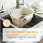 🥳2026 HOT SALE🥳💞50K+ SOLD!🍅🚰 50% OFF! Collapsible Faucet Sink Strainer – Flip‑open bottom, empty scraps hands‑free. Folds flat, hangs on tap. Kitchen cleanup made simple! 🧼✨