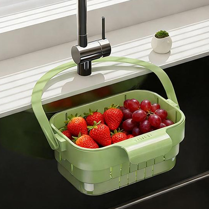 🥳2026 HOT SALE🥳💞50K+ SOLD!🍅🚰 50% OFF! Collapsible Faucet Sink Strainer – Flip‑open bottom, empty scraps hands‑free. Folds flat, hangs on tap. Kitchen cleanup made simple! 🧼✨