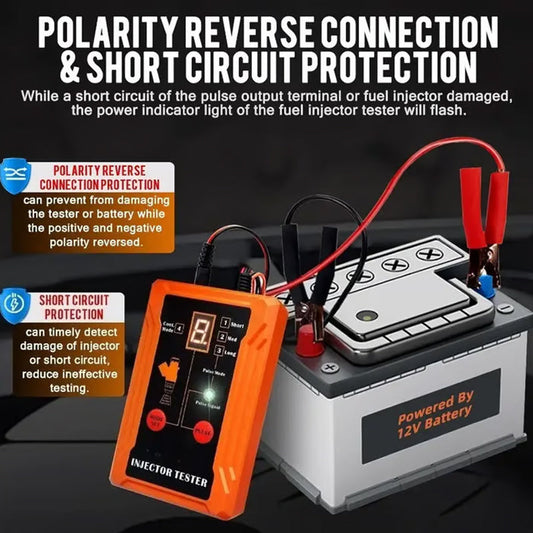 🥳2026 HOT SALE🥳💞50K+ SOLD!👨‍🔧💨 50% OFF! 4-Mode Injector Tester – Diagnose & clean in minutes. Save on garage bills. DIY fuel system care made easy. ⚡🛠️
