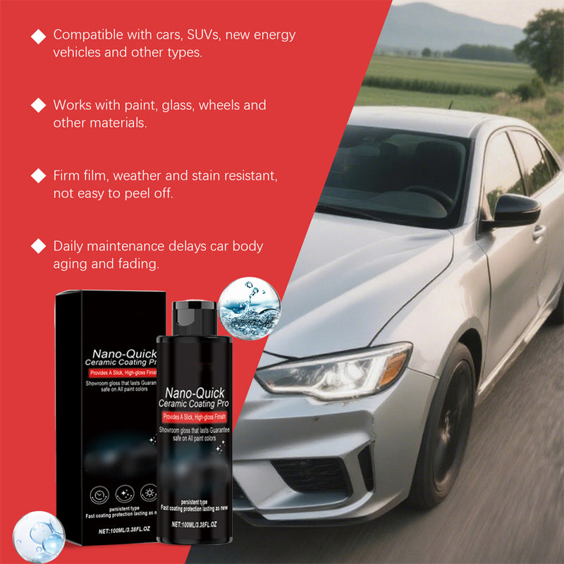 🥳2026 HOT SALE🥳💞50K+ SOLD!⏳🚗 50% OFF! Quick-Effect High-Gloss Car Detailing Spray – Nano-ceramic protection, spray & wipe. Hydrophobic & scratch-resistant. ✨🛡️