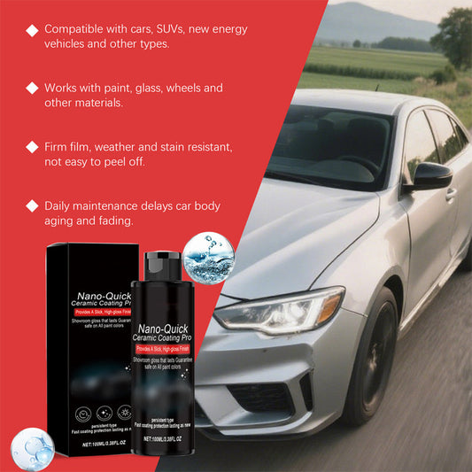 🥳2026 HOT SALE🥳💞50K+ SOLD!⏳🚗 50% OFF! Quick-Effect High-Gloss Car Detailing Spray – Nano-ceramic protection, spray & wipe. Hydrophobic & scratch-resistant. ✨🛡️