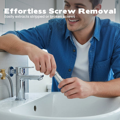 🥳2026 HOT SALE🥳💞50K+ SOLD!👴🛡️ 50% OFF! Premium Screw Extractor Set – Save on repairs! Removes stripped screws in seconds. No drilling, no damage. Easy to use, even for tricky jobs. Your toolkit essential. 🛠️💷