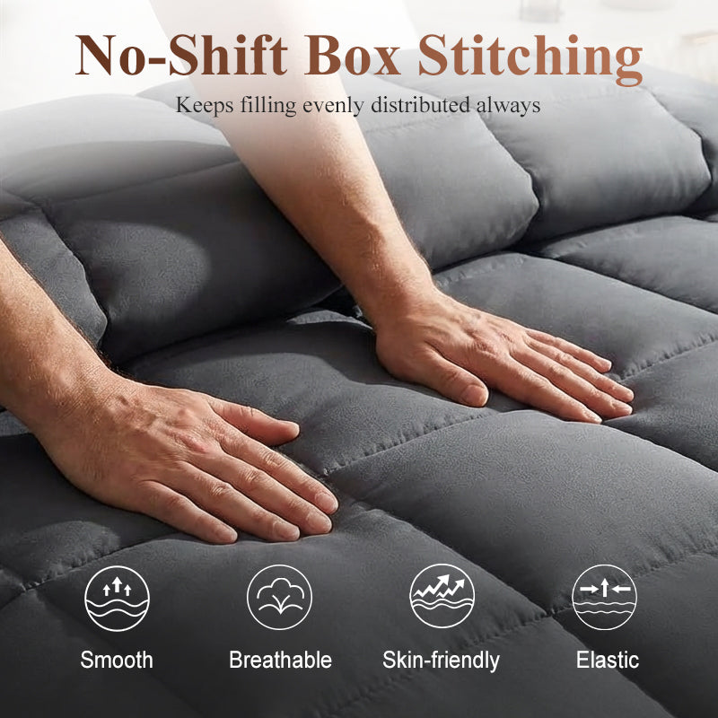 🥳2026 HOT SALE🥳💞50K+ SOLD! ☁️🛏️ 50% OFF! Lightweight Quilted Duvet Insert – hypoallergenic down-alternative fill, box-stitch for even warmth, corner tabs & machine washable. All-season comfort! 🛡️✅