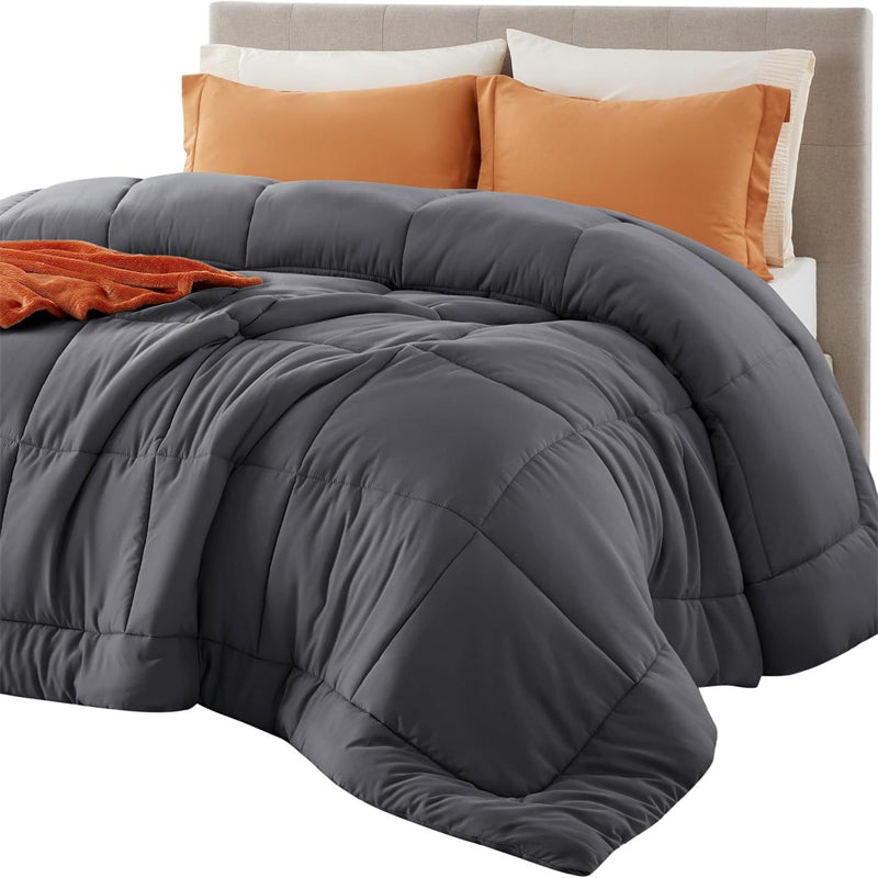 🥳2026 HOT SALE🥳💞50K+ SOLD! ☁️🛏️ 50% OFF! Lightweight Quilted Duvet Insert – hypoallergenic down-alternative fill, box-stitch for even warmth, corner tabs & machine washable. All-season comfort! 🛡️✅