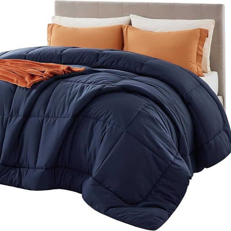 🥳2026 HOT SALE🥳💞50K+ SOLD! ☁️🛏️ 50% OFF! Lightweight Quilted Duvet Insert – hypoallergenic down-alternative fill, box-stitch for even warmth, corner tabs & machine washable. All-season comfort! 🛡️✅