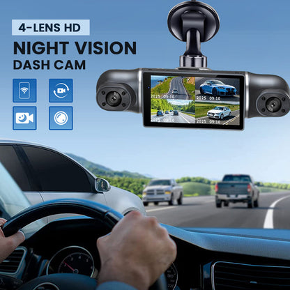 🥳2026 HOT SALE🥳💞50K+ SOLD!📹🚗 50% OFF! 360° Eagle Eye Parking Camera – All-round view, no blind spots. 1080P HD, loop recording. Park with confidence. 🛡️🌙