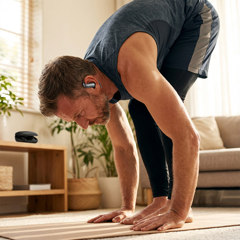 🥳2026 HOT SALE🥳💞50K+ SOLD!🏃‍♂️🎧 50% OFF! Bluetooth 6.0 Earbuds – 4.2g ultra-light, barely there feel. 48H playtime, IPX5 sweatproof. Perfect for runs & daily listening. ⚡✨