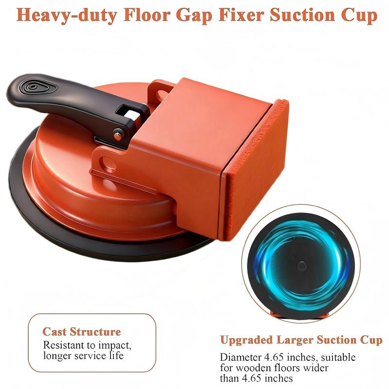 🥳2026 HOT SALE🥳💞50K+ SOLD! 🛠️🔧 50% OFF! Heavy-Duty Floor Gap Fixer – 70kg pulling force, 4.65″ suction cup. Closes gaps between floorboards – no need to call a pro! 🏠✨