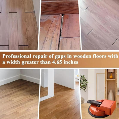 🥳2026 HOT SALE🥳💞50K+ SOLD! 🛠️🔧 50% OFF! Heavy-Duty Floor Gap Fixer – 70kg pulling force, 4.65″ suction cup. Closes gaps between floorboards – no need to call a pro! 🏠✨