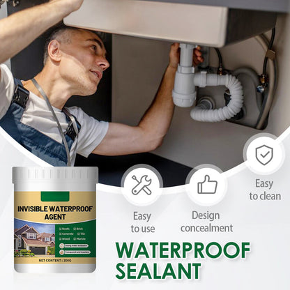 🥳2026 HOT SALE🥳💞50K+ SOLD! 💧🖌️ 50% OFF! Transparent Waterproof Sealant – brush-on clear barrier seals small leaks & cracks. No demolition, keeps original look! 🏠✅