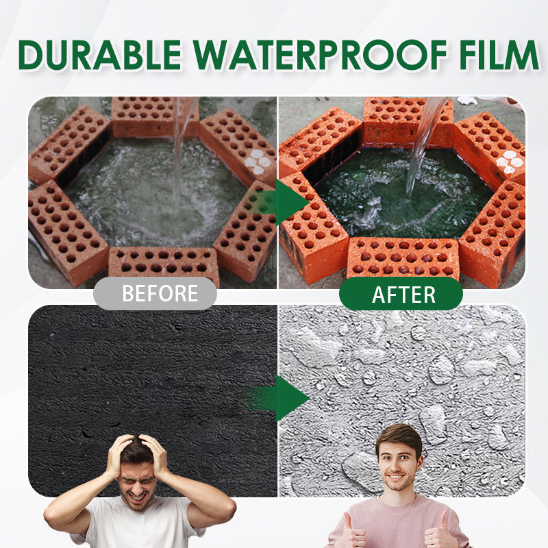 🥳2026 HOT SALE🥳💞50K+ SOLD! 💧🖌️ 50% OFF! Transparent Waterproof Sealant – brush-on clear barrier seals small leaks & cracks. No demolition, keeps original look! 🏠✅