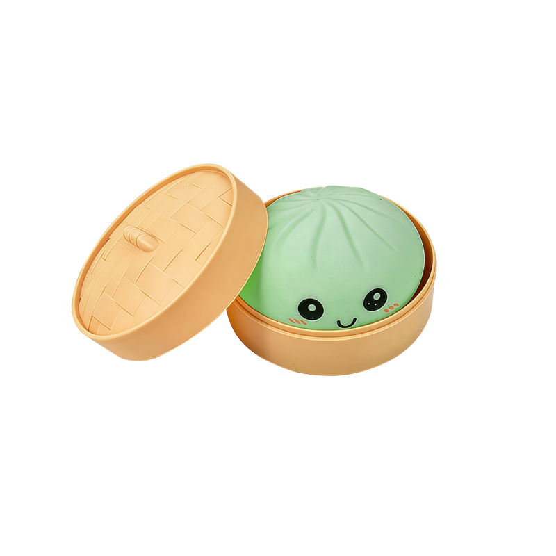 🥳2026 HOT SALE🥳💞50K+ SOLD!💥👵🤗 50% OFF! Dumpling Squeeze Toy with Steamer – Soft, squishy & silent. Instant stress relief. Adorable design lifts your mood. Perfect fidget for desk or bag. 🥟✨